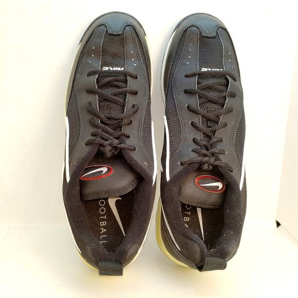 Nike Land Shark Mens Black/White Football Cleats - Size 10 - Picture 5 of 6